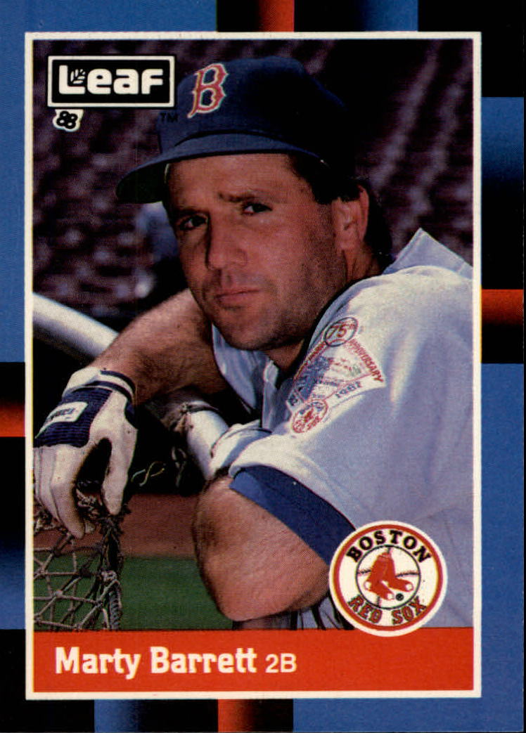 1988 Leaf/Donruss Baseball Cards       141     Marty Barrett